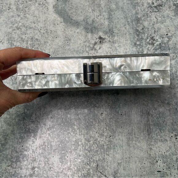 Milly Shimmer Box Clutch - Picture 2 of 7